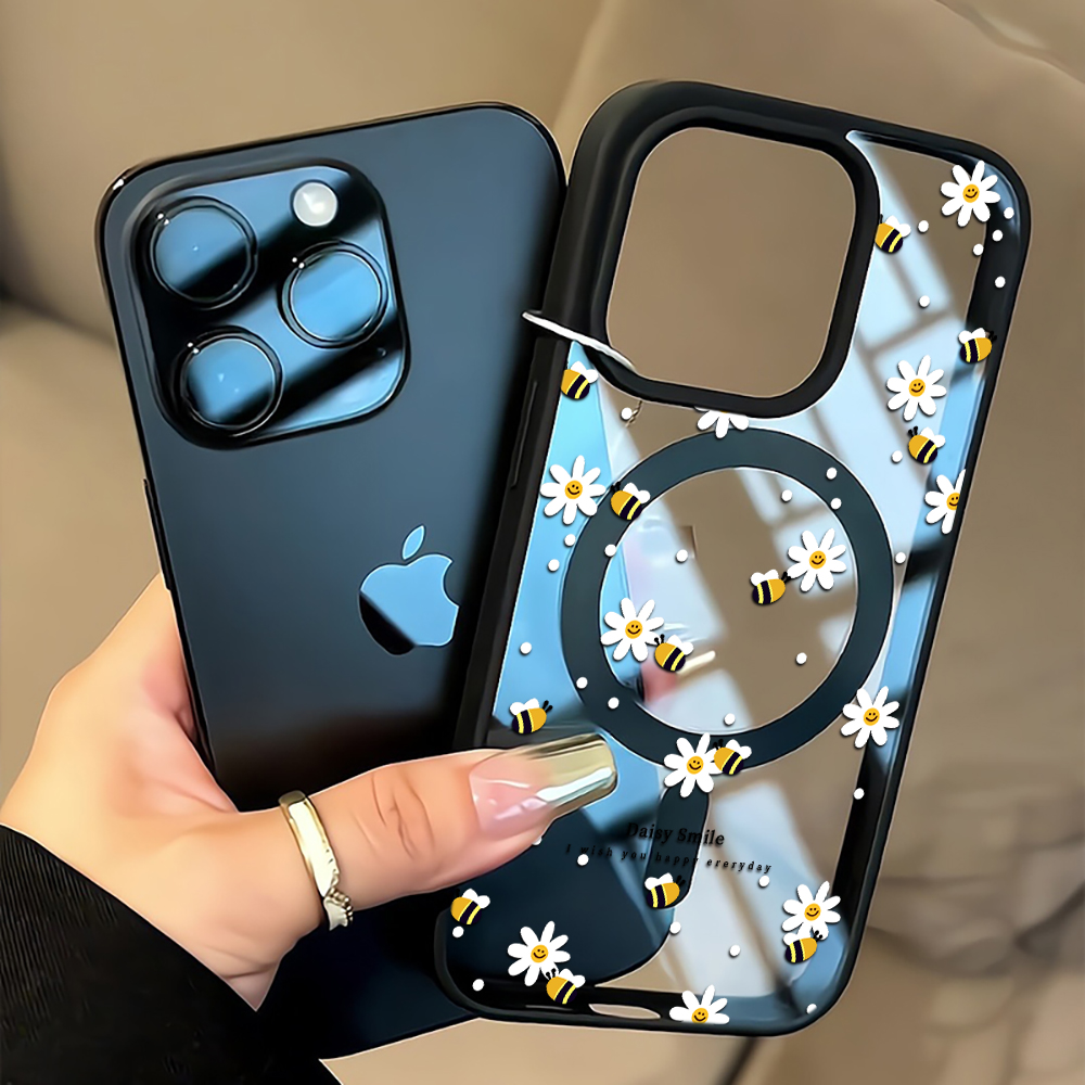 Phone Accessories List - Frische Gänseblümchen-Handyhülle für iPhone 16 15