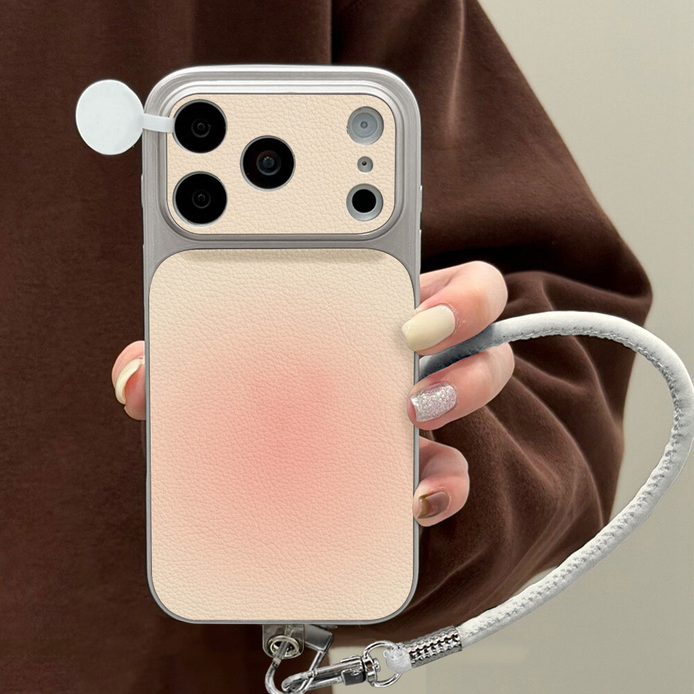 Lanyard Phone Strap - Lichee-Muster Handyhülle für iPhone 16 15