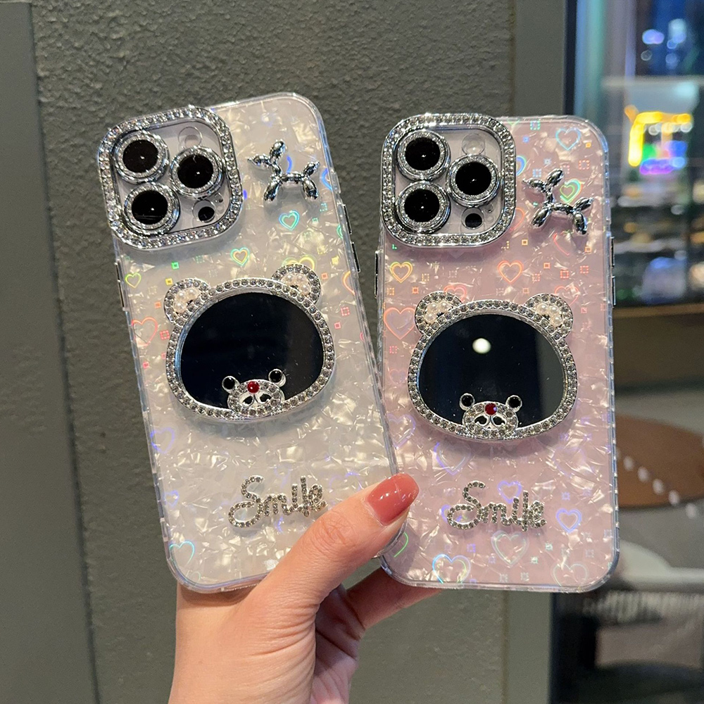 Xo Phone Accessories - Herz-Glitzer Handyhülle für Apple iPhone 17