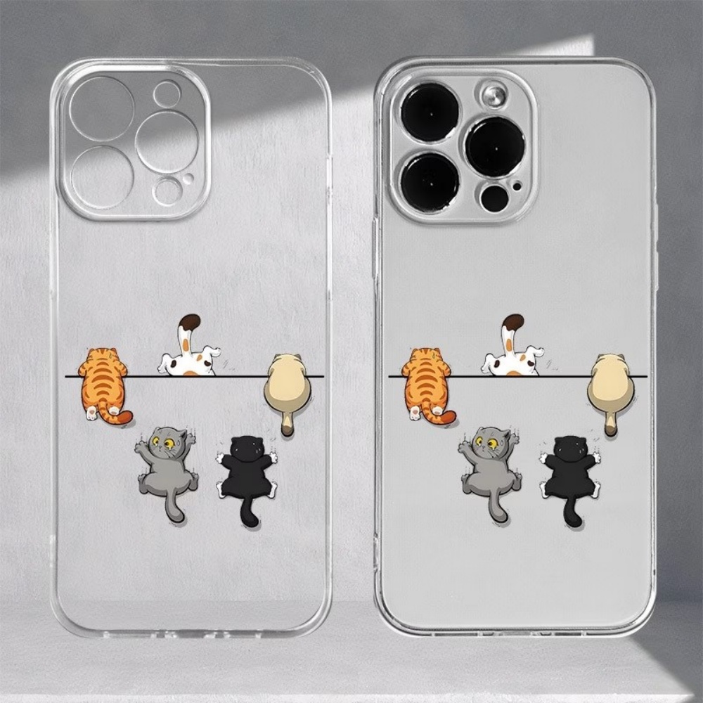 Phone Accessories List - Süße Katzenmuster-Handyhülle für iPhone 11 12