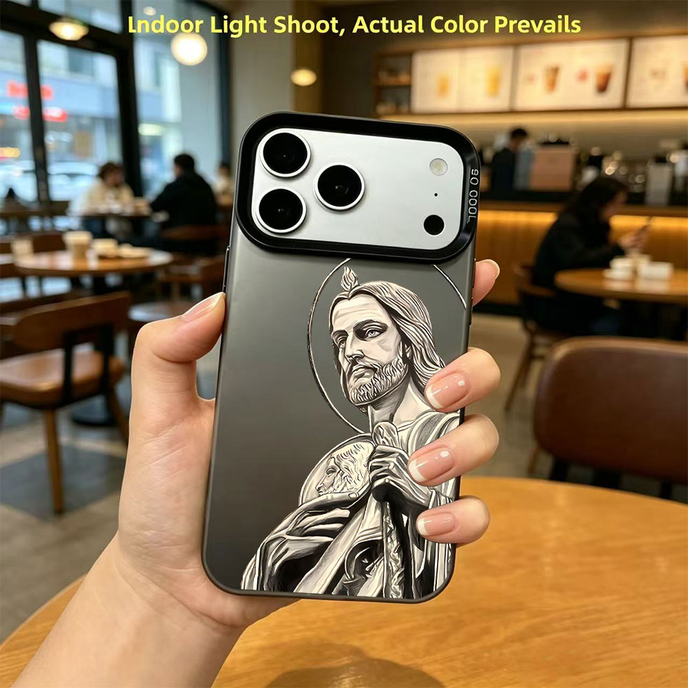 Phone Accessories List - San Judas Tadeo Muster-Design Handyhülle für