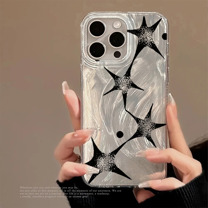 Xo Phone Accessories - Glänzender Stern Trendiges Muster Handyhülle für