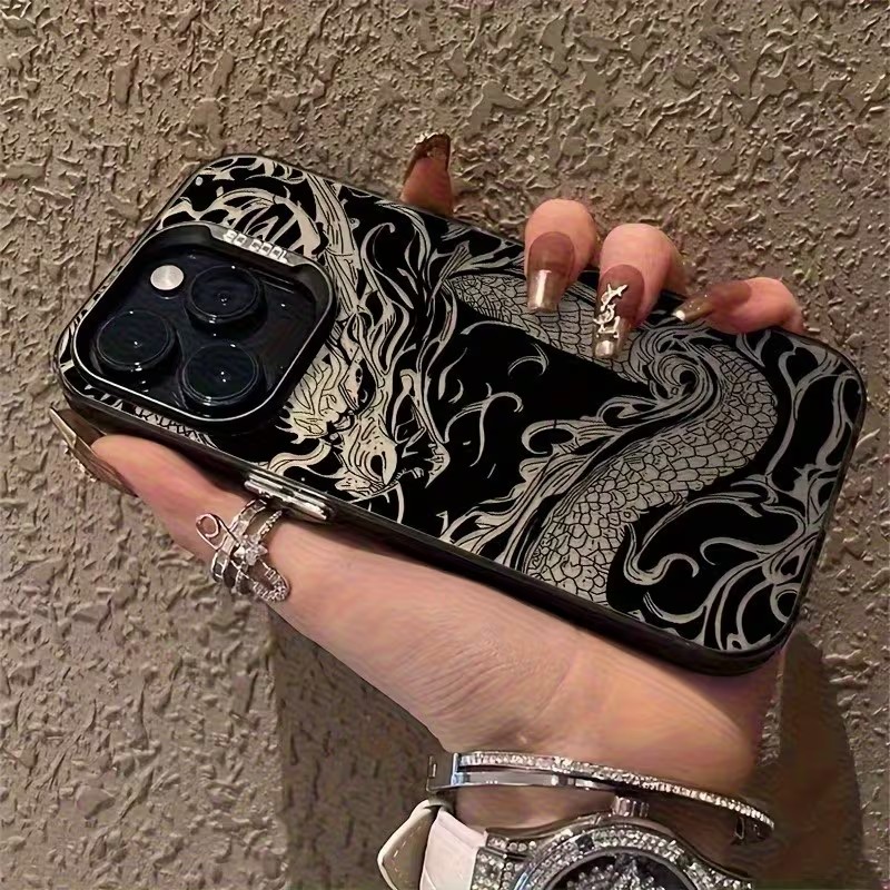 Xo Phone Accessories - Drachen-Totem-Muster Handyhülle für iPhone 18 17