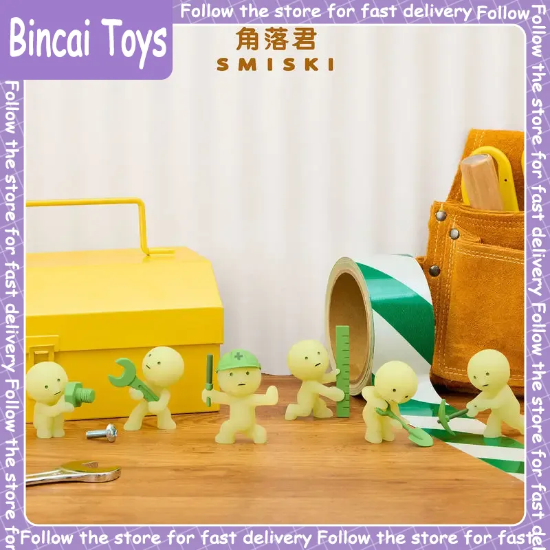 Phone Accessories Sonny Angel - Original Smiski Konstruktionsserie Leuchtende Blindbox Mini-Elfen