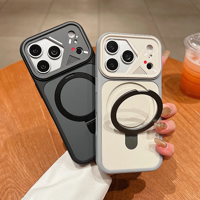 Phone Accessories Ring - Luxuriöse Metall-Ringhalterung Magnetische Handyhülle für iPhone