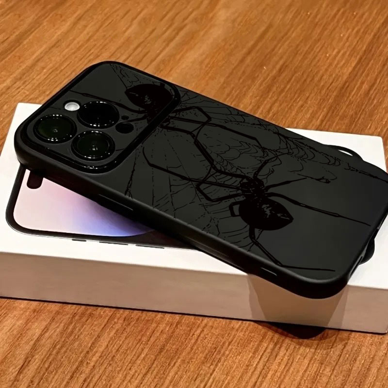 Phone Accessories List - Coole schwarze Spinnenmuster-Handyhülle für iPhone 11
