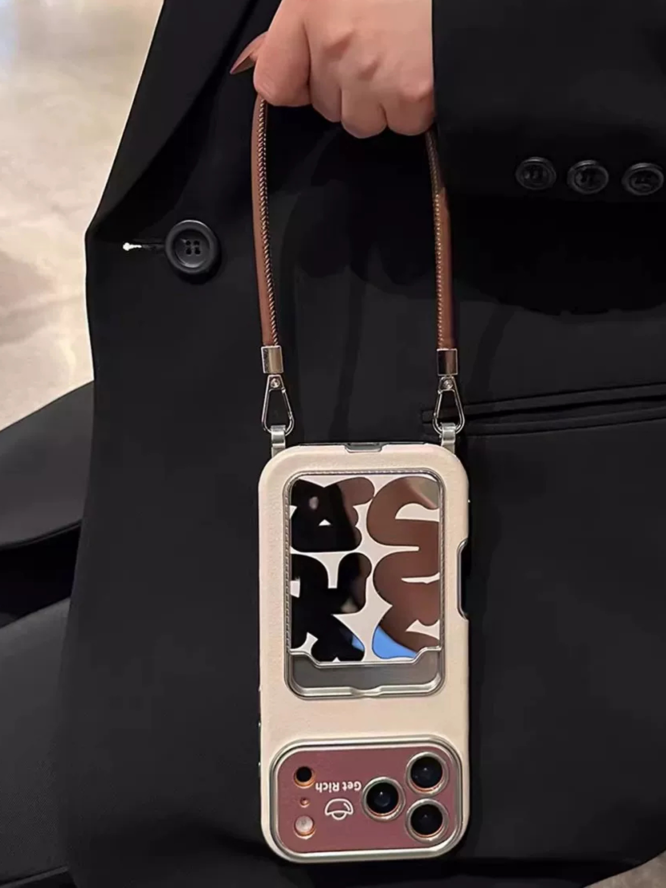 Luxuriöse Leder-Handyhülle mit – Phone Accessories Hippers Bewertung und Preis
