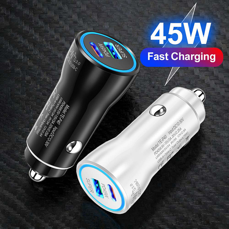Dual-Port 45W USB-C Autoladege – Usb C Hub Bewertung und Preis