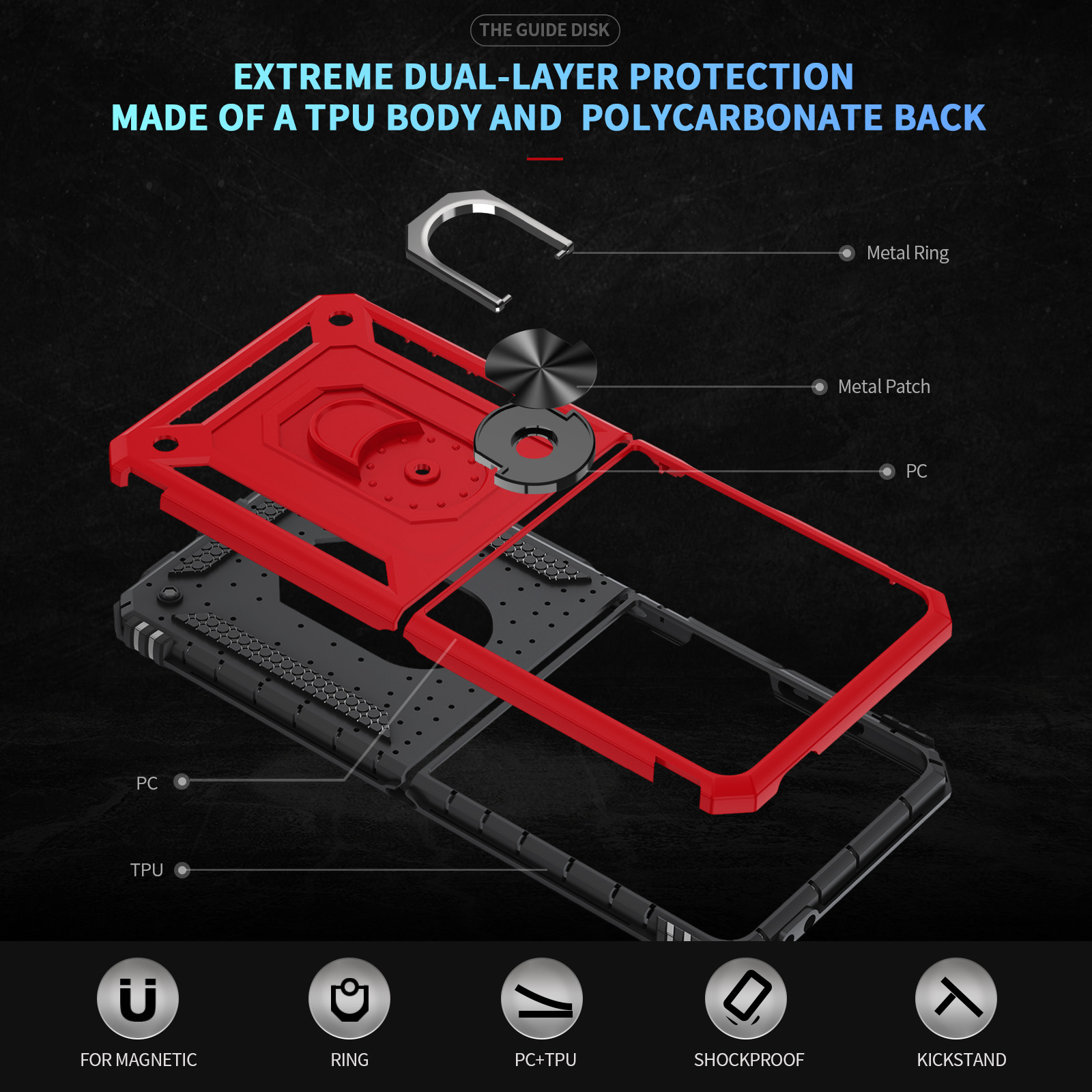 Militärische, stoßfeste Handyh – Phone Accessories Ring Bewertung und Preis