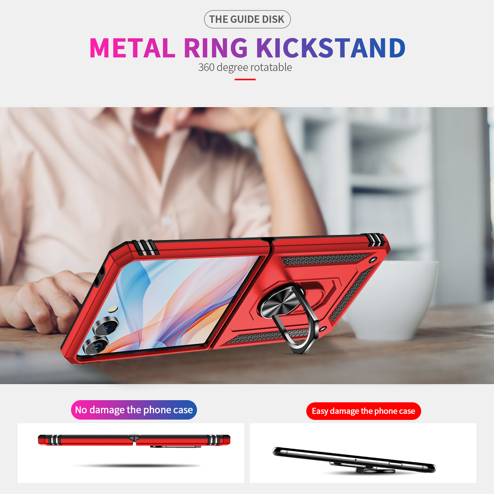 Militärische, stoßfeste Handyh – Phone Accessories Ring Bewertung und Preis