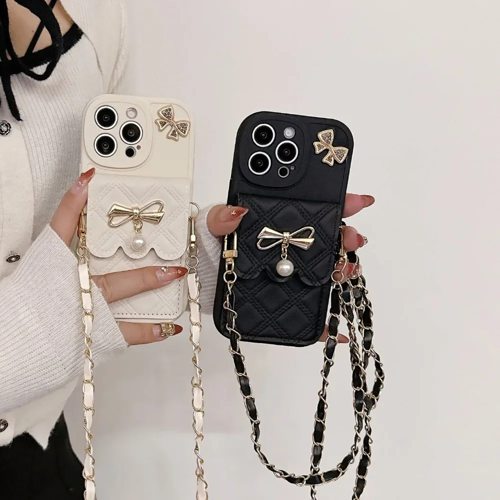3D-Bowknot-Crossbody-Kartenhal – Phone Accessories Hippers Bewertung und Preis