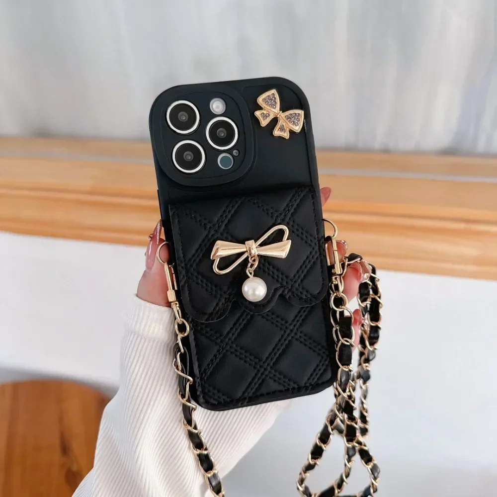 3D-Bowknot-Crossbody-Kartenhal – Phone Accessories Hippers Bewertung und Preis