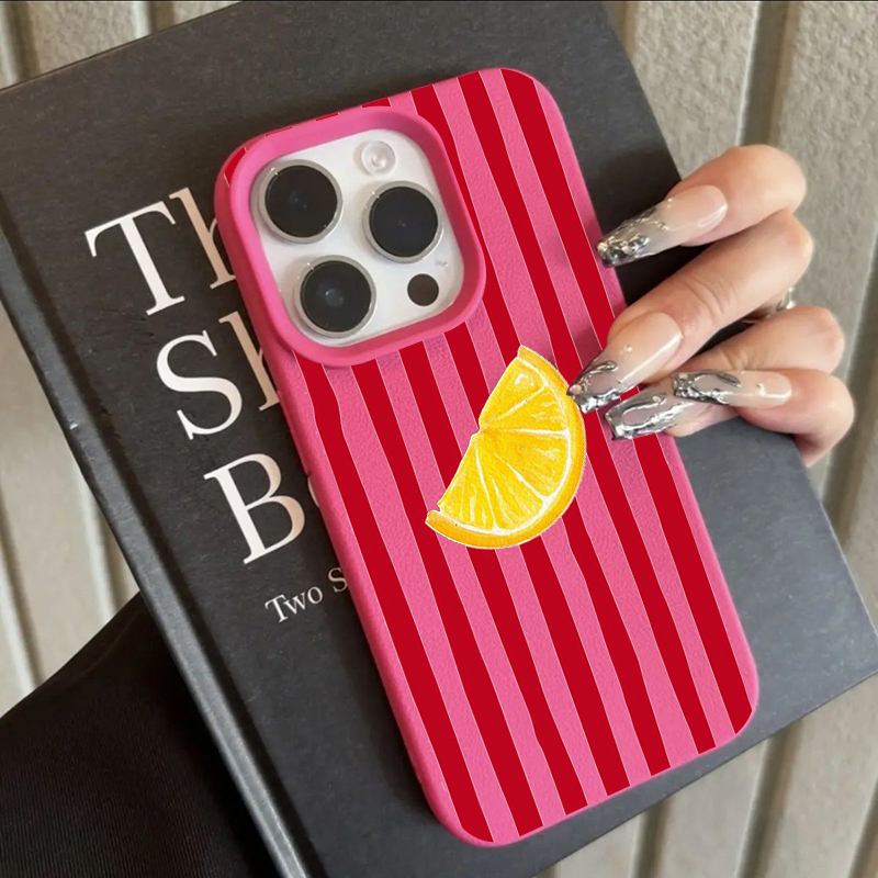 Modische Zitronenmuster TPU Si – Phone Accessories List Bewertung und Preis