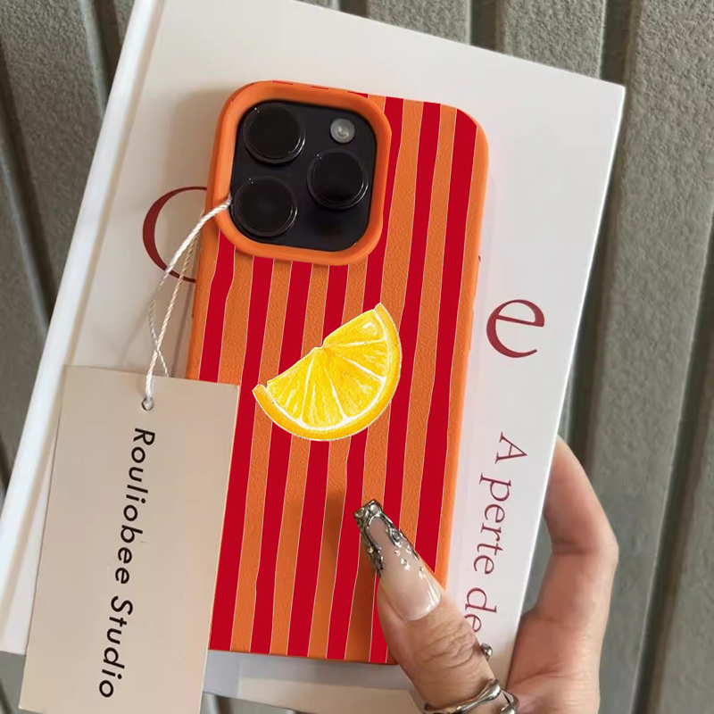 Modische Zitronenmuster TPU Si – Phone Accessories List Bewertung und Preis