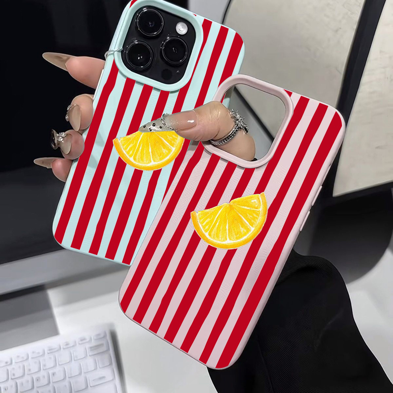 Modische Zitronenmuster TPU Si – Phone Accessories List Bewertung und Preis