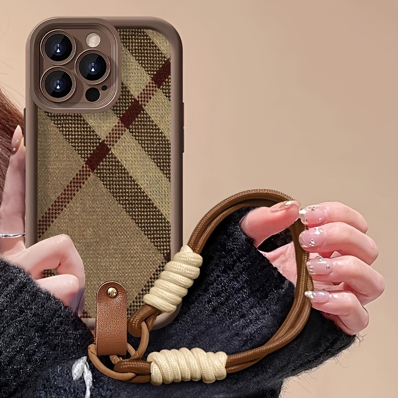 Braun gestreifte Lanyard-Handy – Lanyard Phone Strap Bewertung und Preis