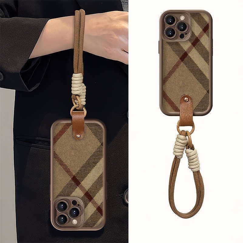 Braun gestreifte Lanyard-Handy – Lanyard Phone Strap Bewertung und Preis