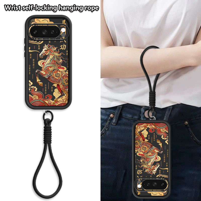 Niedliche Fohlen-Print-Handsch – Lanyard Phone Strap Bewertung und Preis