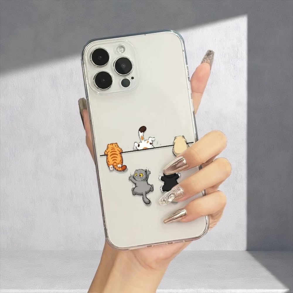 Süße Katzenmuster-Handyhülle f – Phone Accessories List Bewertung und Preis