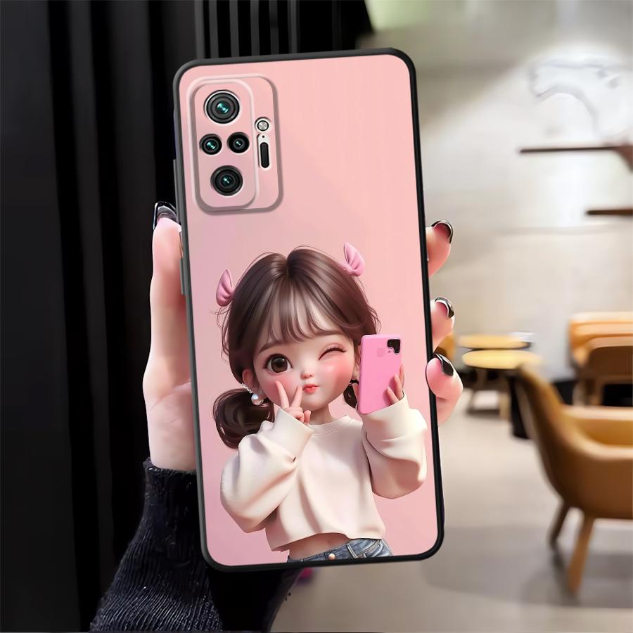 Cartoon-Mädchen-Muster Handyhü – X Phone Accessories Bewertung und Preis
