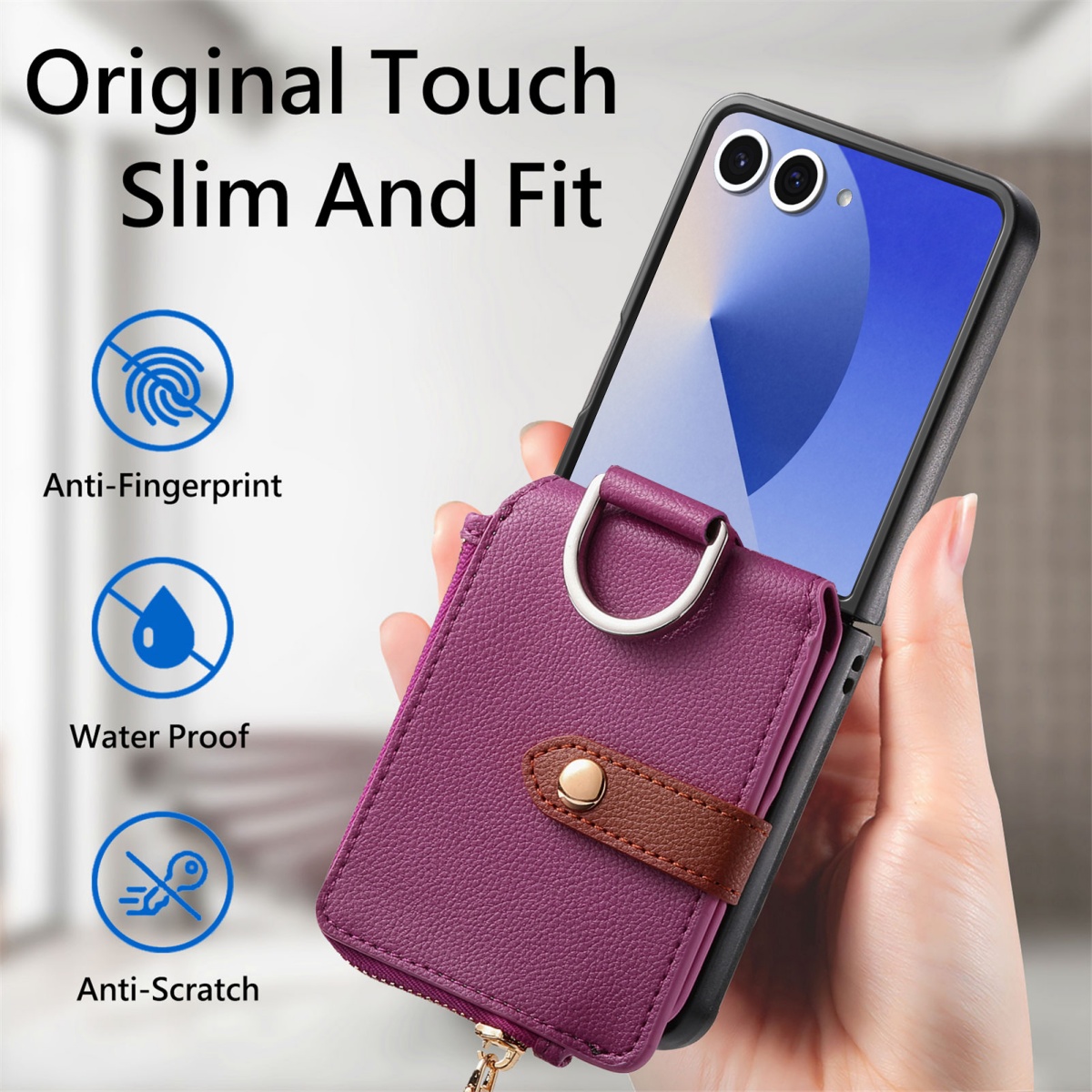Luxuriöse Kartenhalter-Handyhü – Phone Accessories Hippers Bewertung und Preis