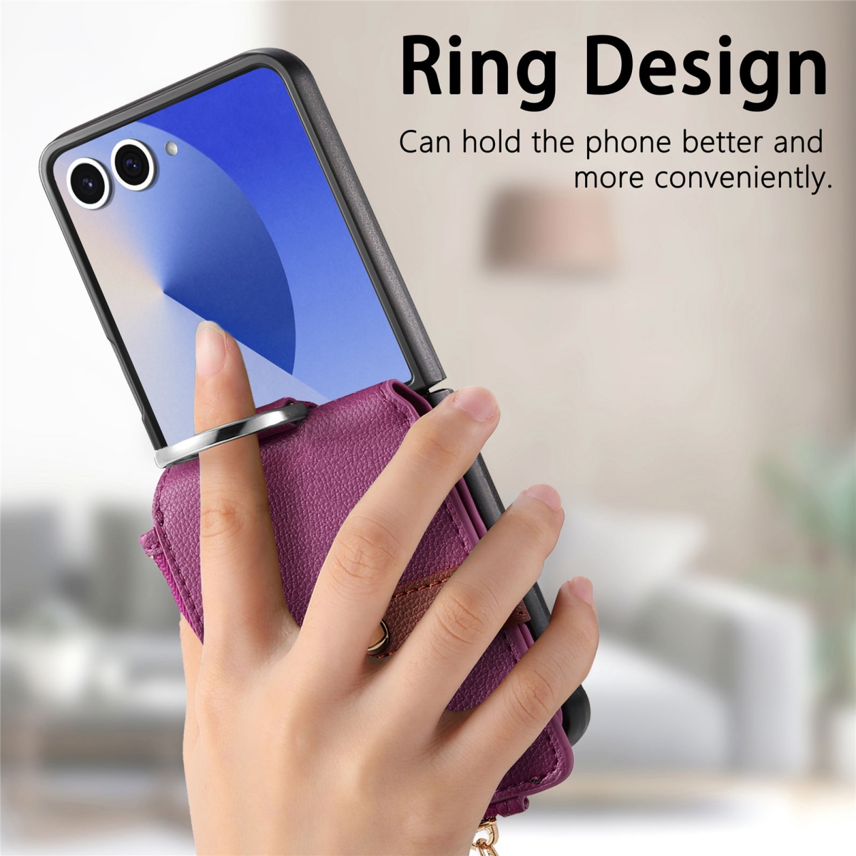 Luxuriöse Kartenhalter-Handyhü – Phone Accessories Hippers Bewertung und Preis