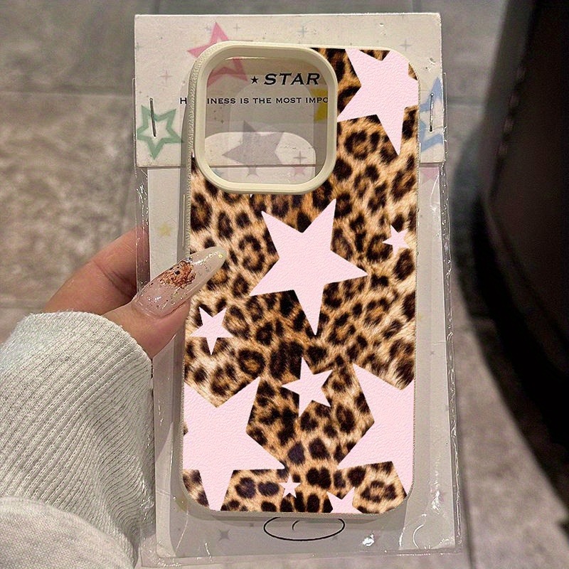 Rosa Stern Leopardenmuster TPU – Xo Phone Accessories Bewertung und Preis