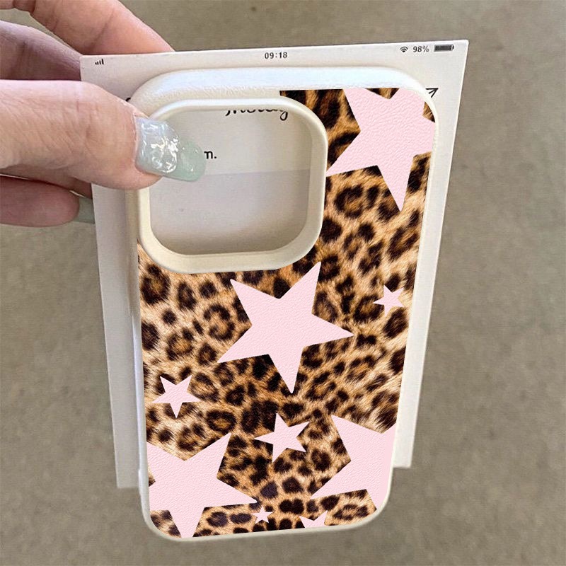 Rosa Stern Leopardenmuster TPU – Xo Phone Accessories Bewertung und Preis