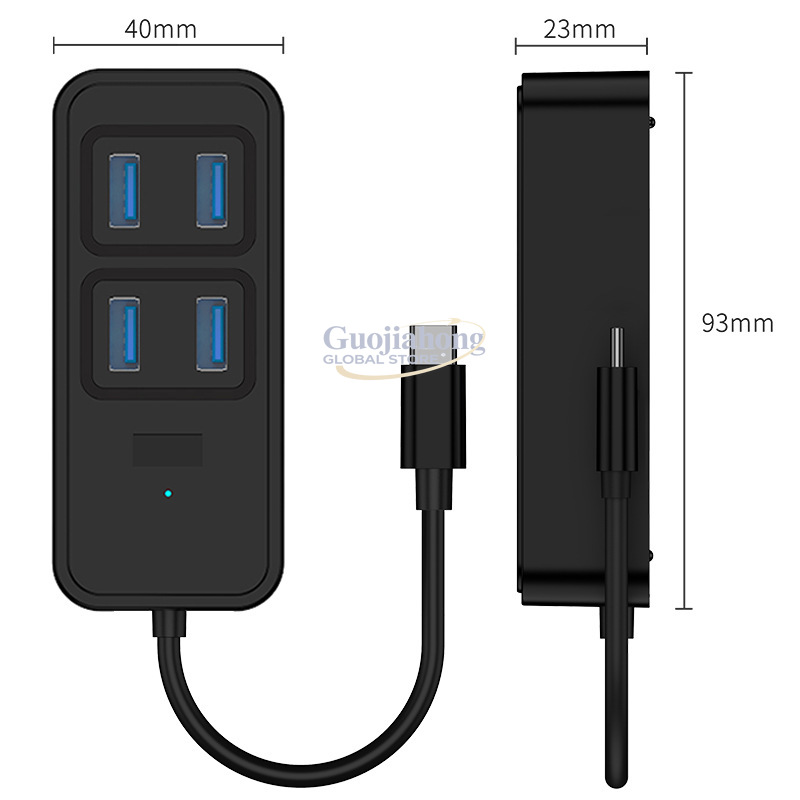 Grenzüberschreitender USB3.0-H – Usb C Hub Bewertung und Preis