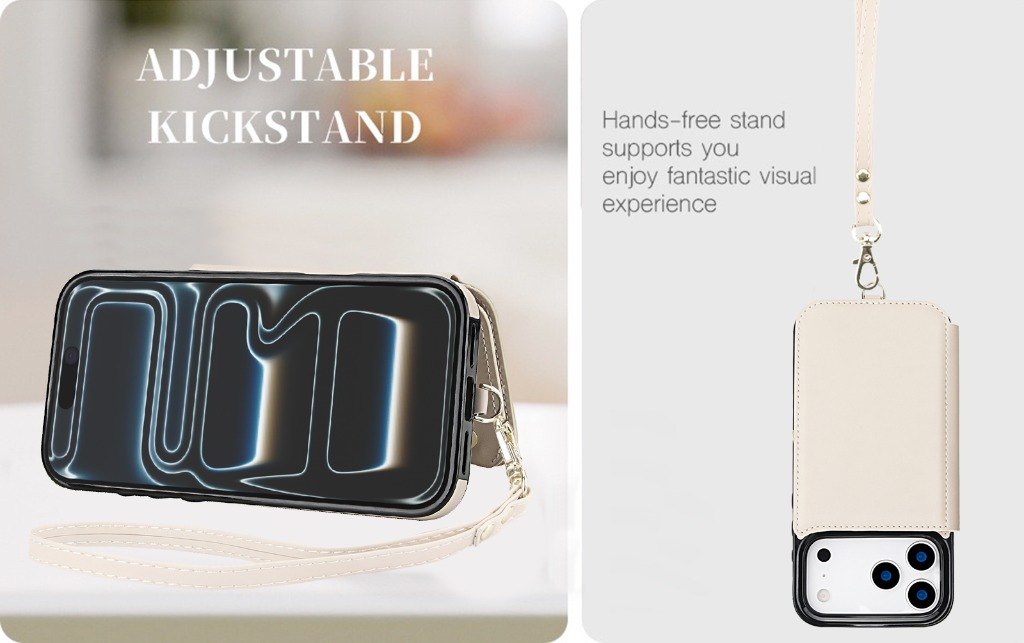 Crossbody-Leder-Handyhülle mit – Phone Accessories Hippers Bewertung und Preis