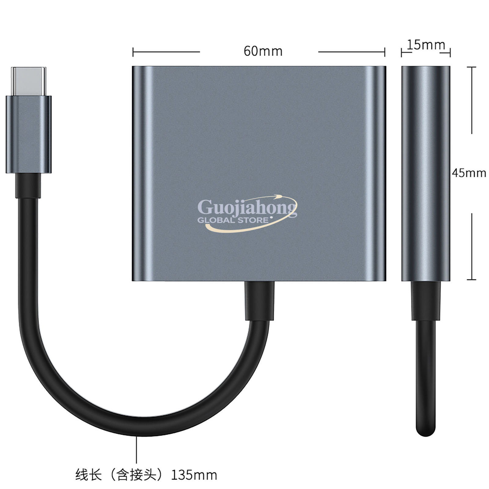 Grenzüberschreitende USB-C-zu- – Usb C Hub Bewertung und Preis
