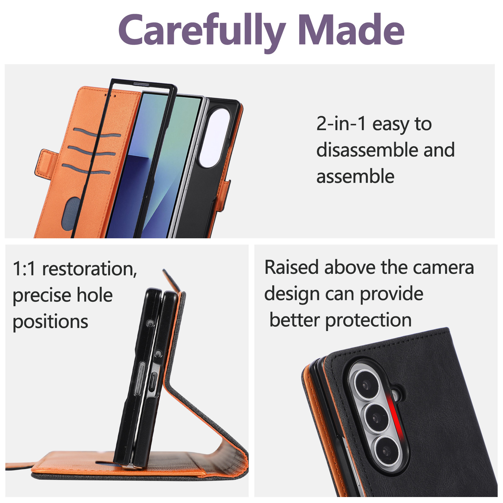 Flip Retro Leder Brieftaschen- – Phone Accessories Hippers Bewertung und Preis