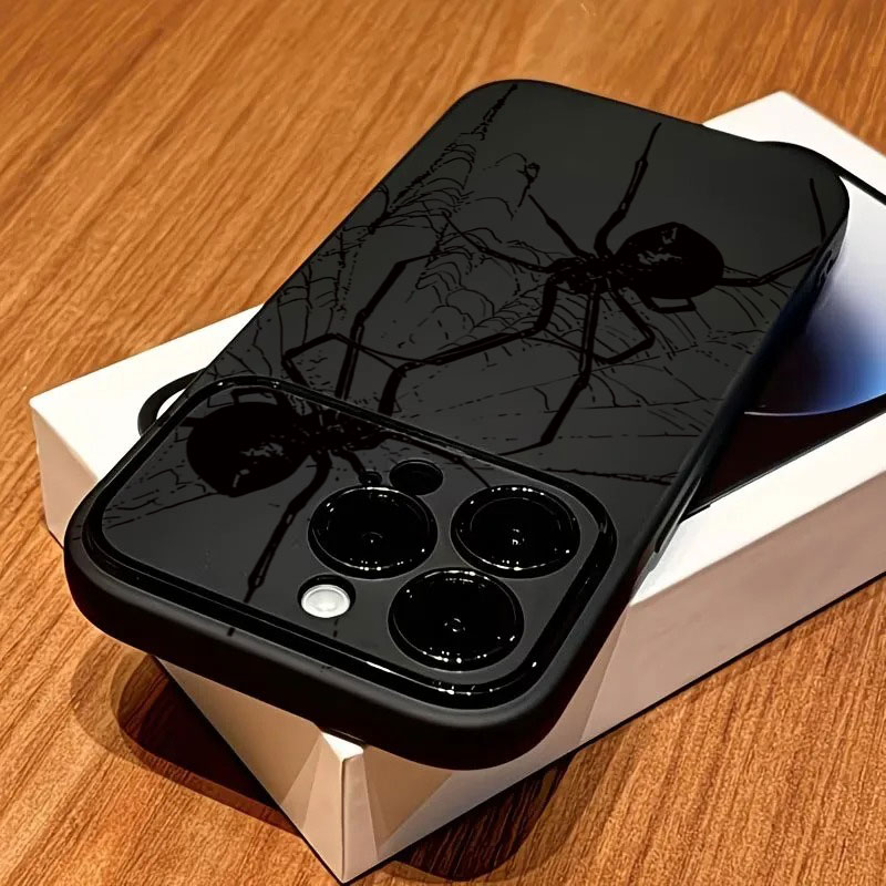 Coole schwarze Spinnenmuster-H – Phone Accessories List Bewertung und Preis