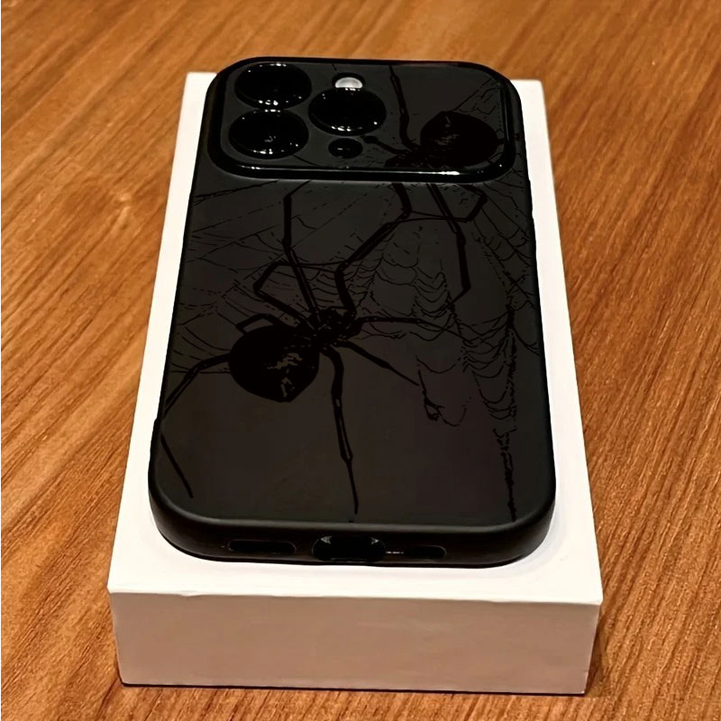 Coole schwarze Spinnenmuster-H – Phone Accessories List Bewertung und Preis